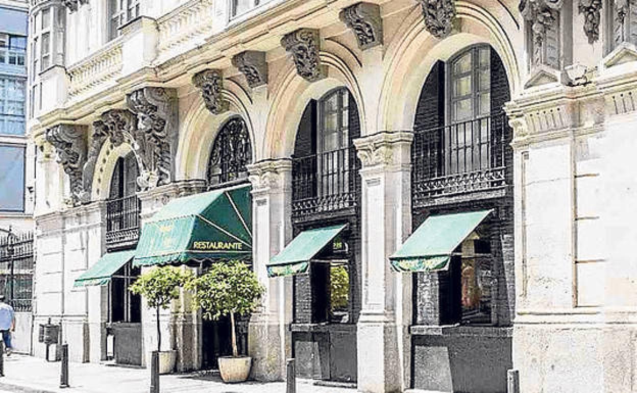 Fachada del Restaurante Miguel Ángel. 