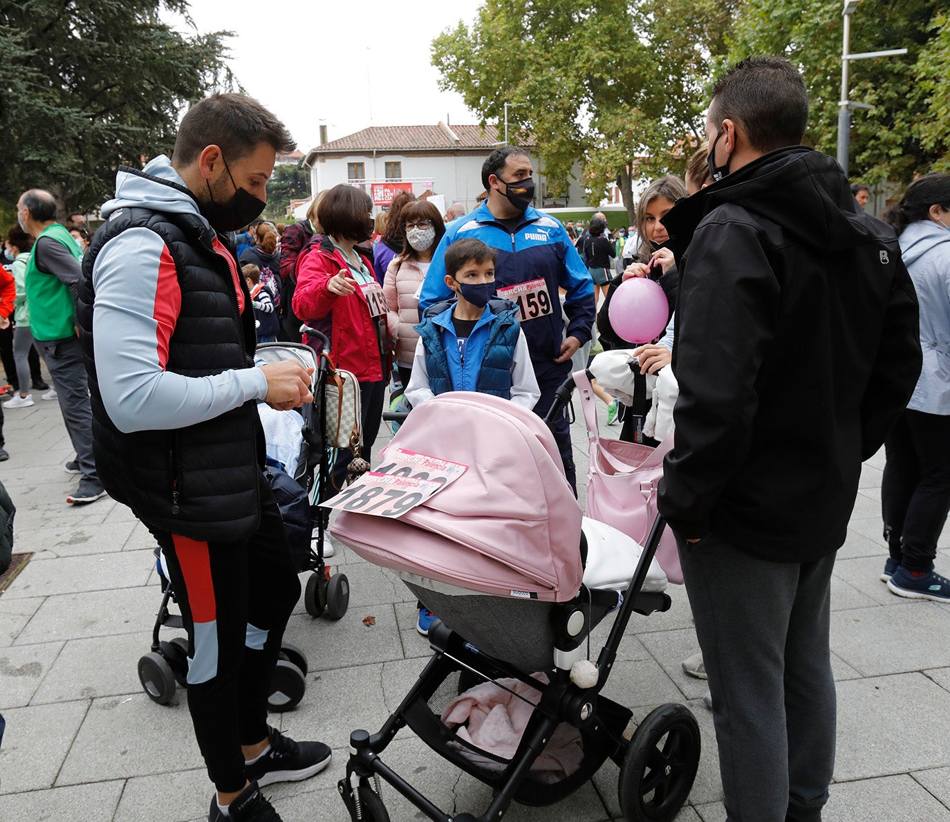 IX Marcha contra el cáncer en Palencia.