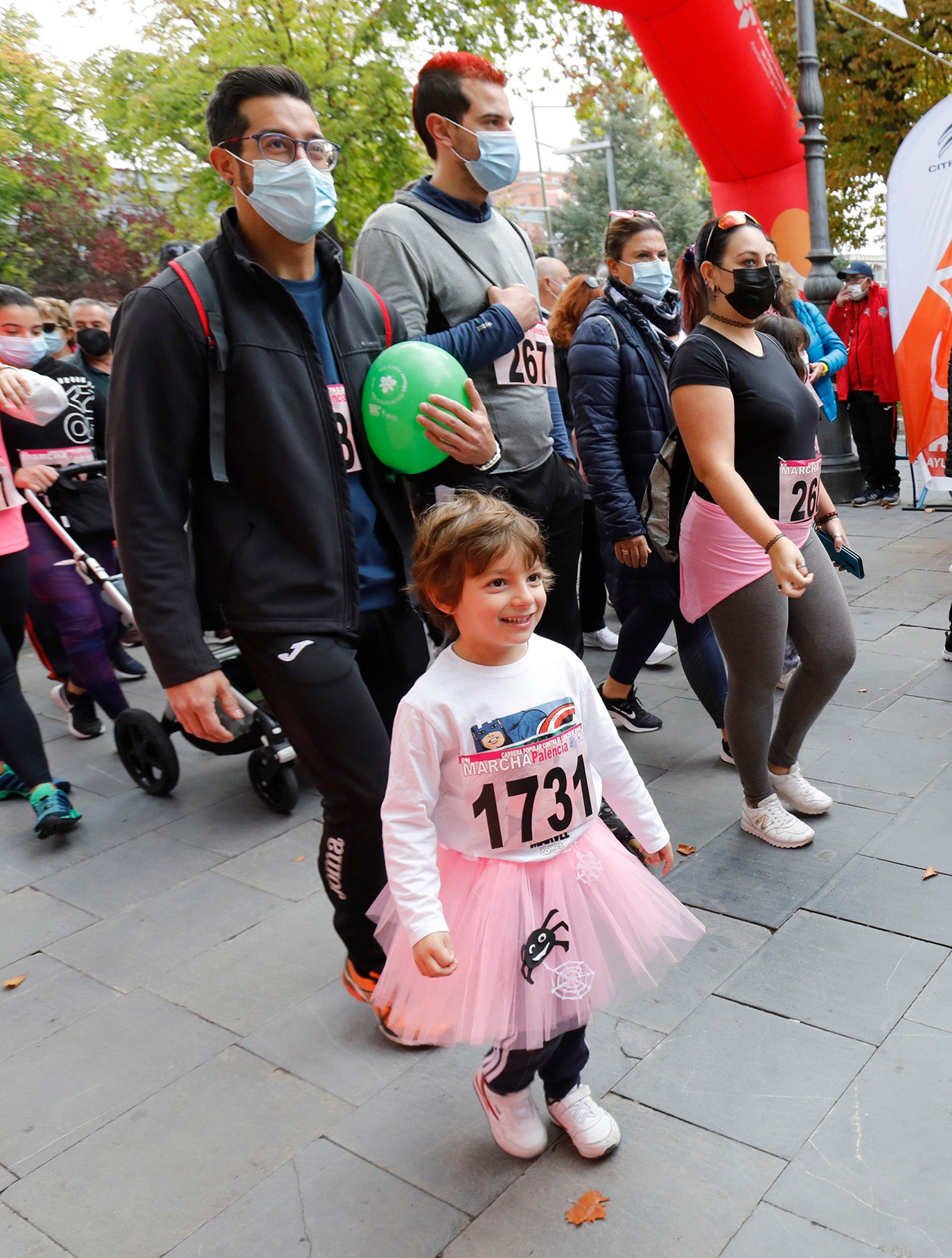 IX Marcha contra el cáncer en Palencia.