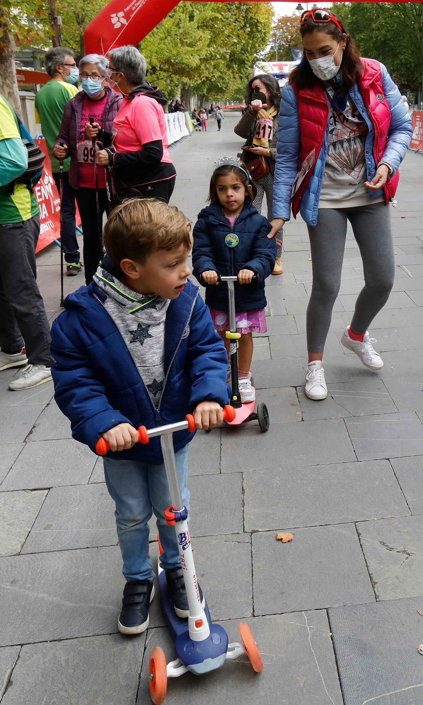 IX Marcha contra el cáncer en Palencia.