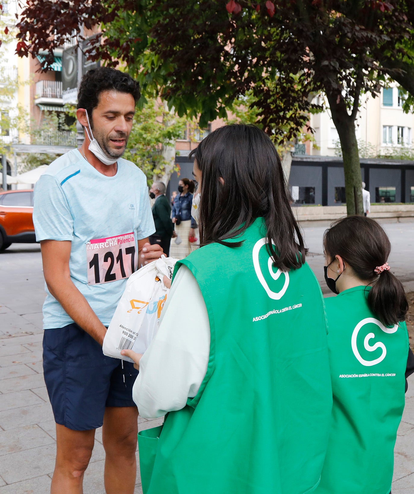 IX Marcha contra el cáncer en Palencia.