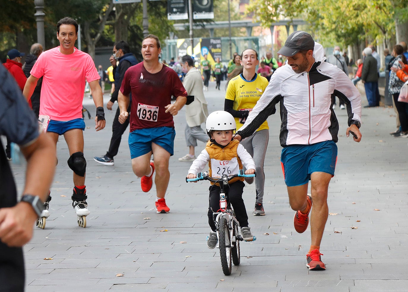 IX Marcha contra el cáncer en Palencia.