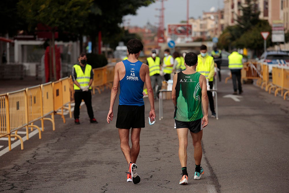 Santa Marta volvió a acoger la salida y llegada de la Media Maratón de la Diputación de Salamanca tras no realizarse el año pasado