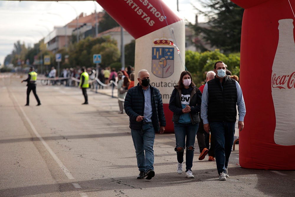 Santa Marta volvió a acoger la salida y llegada de la Media Maratón de la Diputación de Salamanca tras no realizarse el año pasado