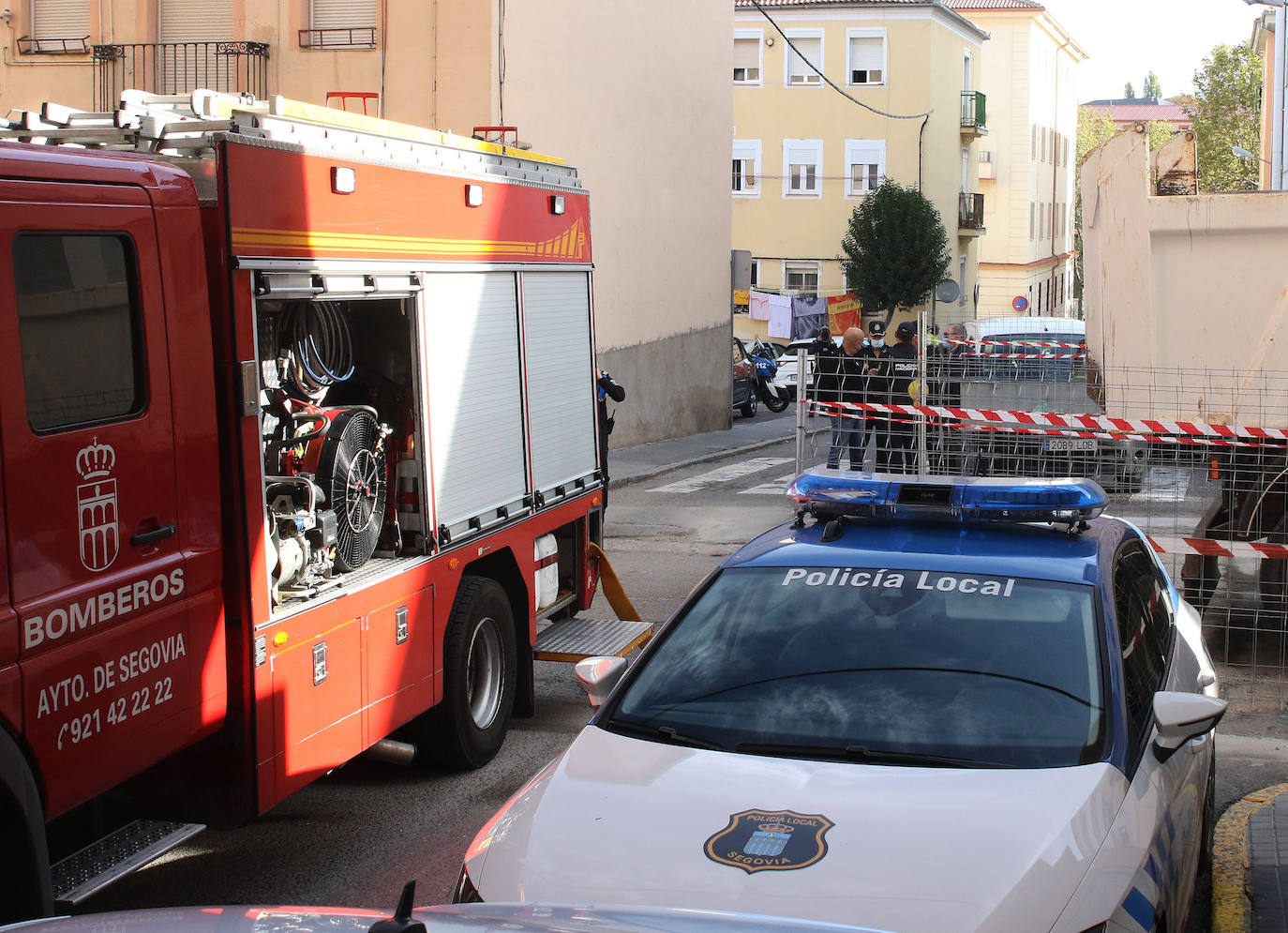 Fuga de gas en la calle Agapito Marazuela. 