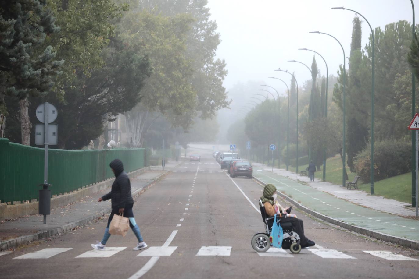 Fotos: riPrimer día de niebla en V