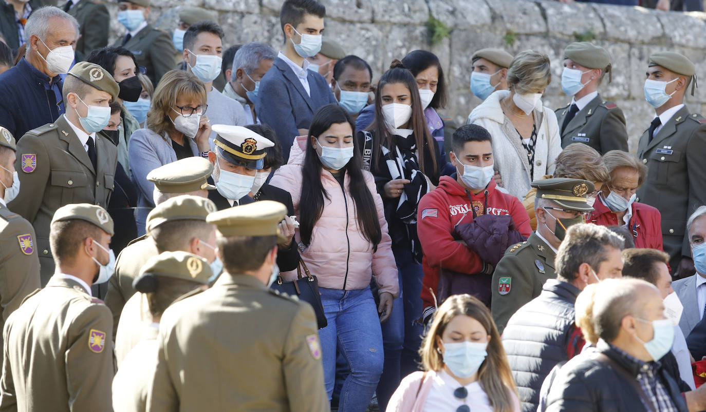 Fotos: Profundo dolor en el funeral militar por Andrés Martín