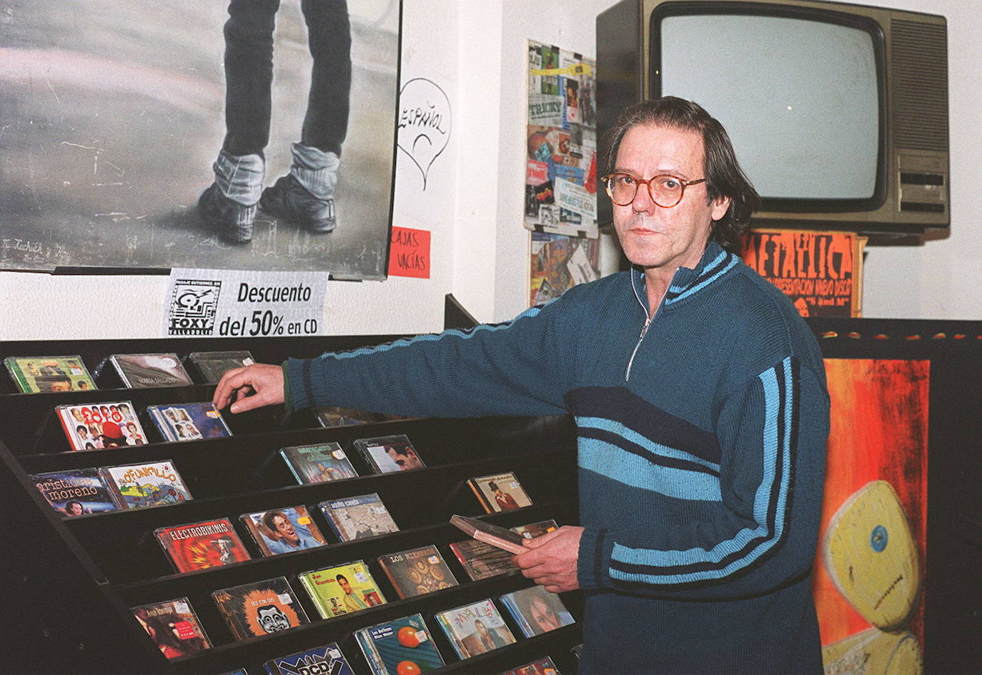 Gelo, de discos Foxy, hace 20 años. 