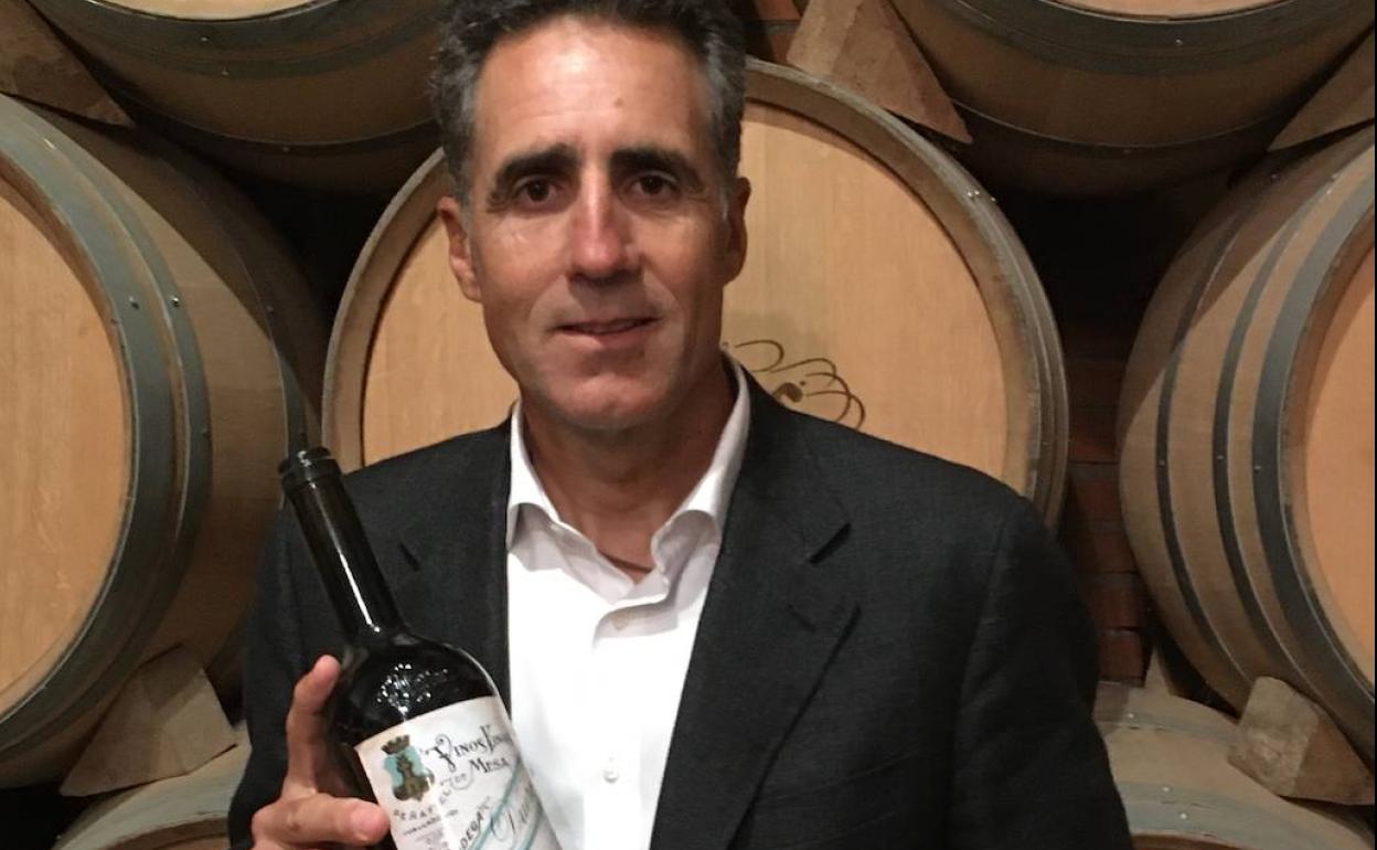 Miguel Induráin, en Bodegas Protos. 