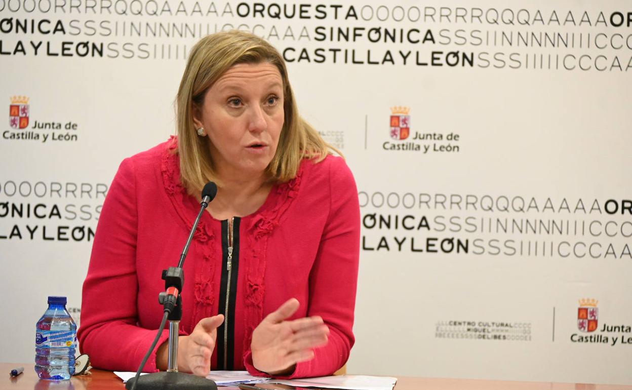 Isabel Blanco, consejera de Familia e Igualdad de Oportunidades de la Junta de Castilla y León. 