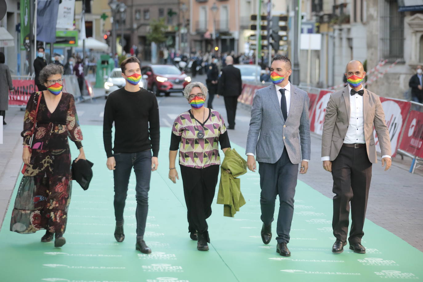 Los miembros del jurado de la Espiga Arco Iris: Lucien Burkel, Roberto F. Canuto, David Lagunilla, Yolanda Moreno y Mónica Tranque.