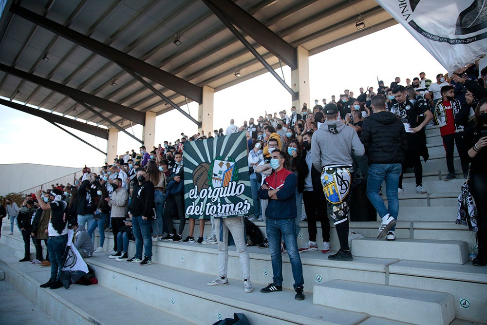 Histórica "Fiesta del Fútbol Popular" entre Unionistas y SD Logroñés en un Reina Sofía de récord 