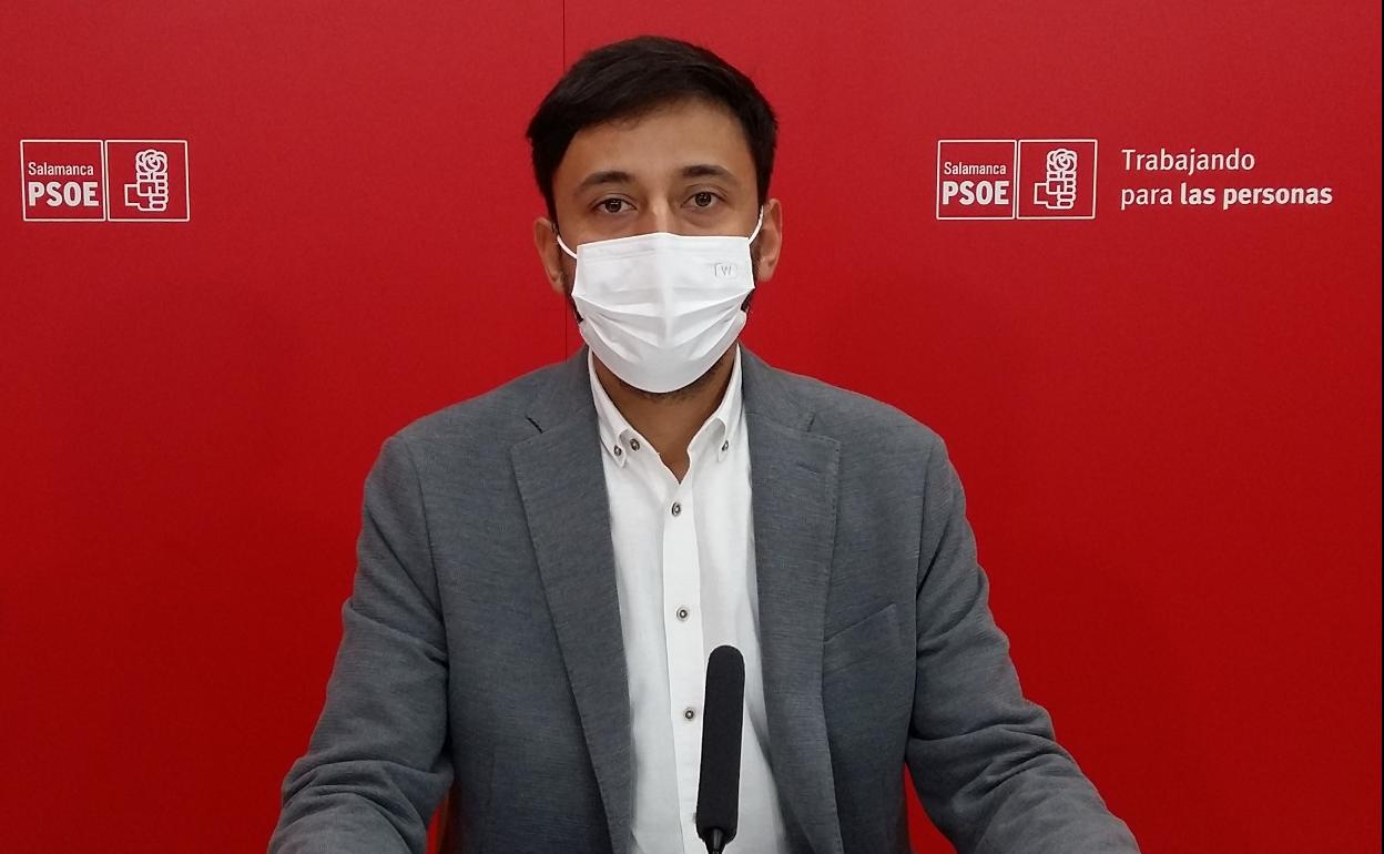 Fran Díaz, senador del PSOE por Salamanca. 