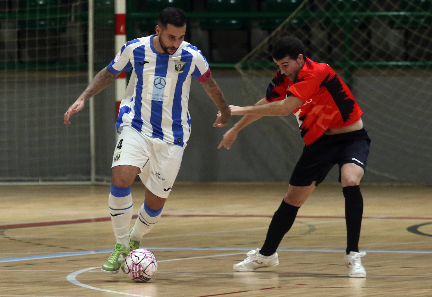 Encuentro de la Copa del Rey entre Segosala y Leganés 