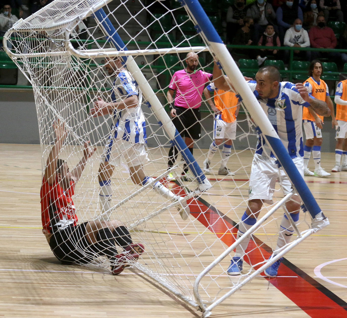 Encuentro de la Copa del Rey entre Segosala y Leganés 