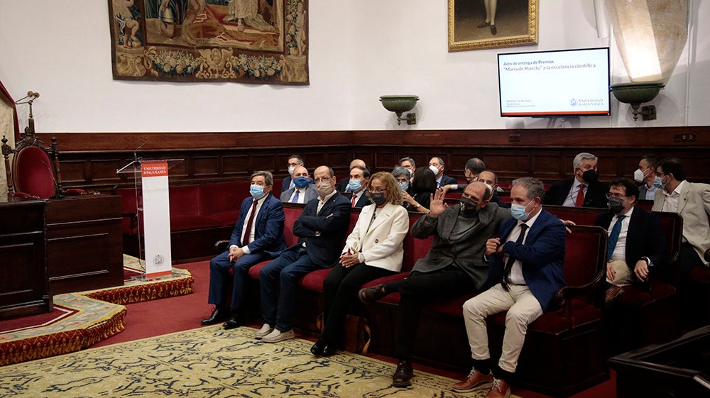 La Universidad de Salamanca entrega los Premios María de Maeztu a la excelencia científica de los años 2020 y 2021