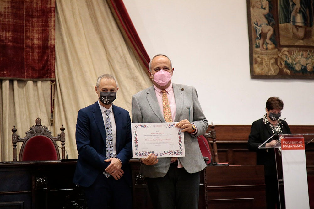 La Universidad de Salamanca entrega los Premios María de Maeztu a la excelencia científica de los años 2020 y 2021
