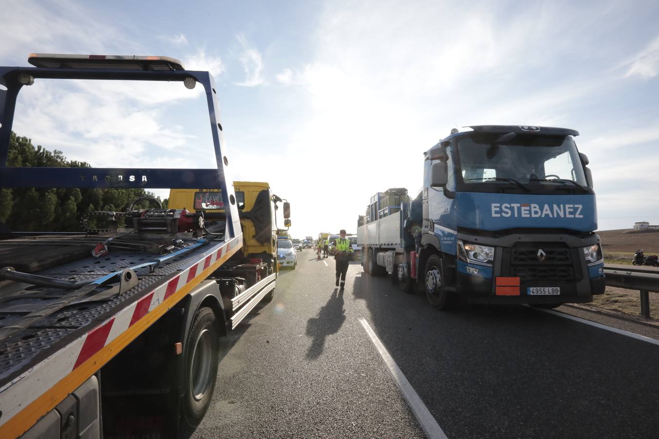 Fotos: Accidente mortal en la A-62 entre Tordesillas y Geria