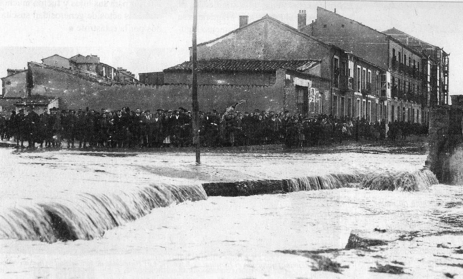 1924. Desbordamiento del río Esgueva en La Pilarica.