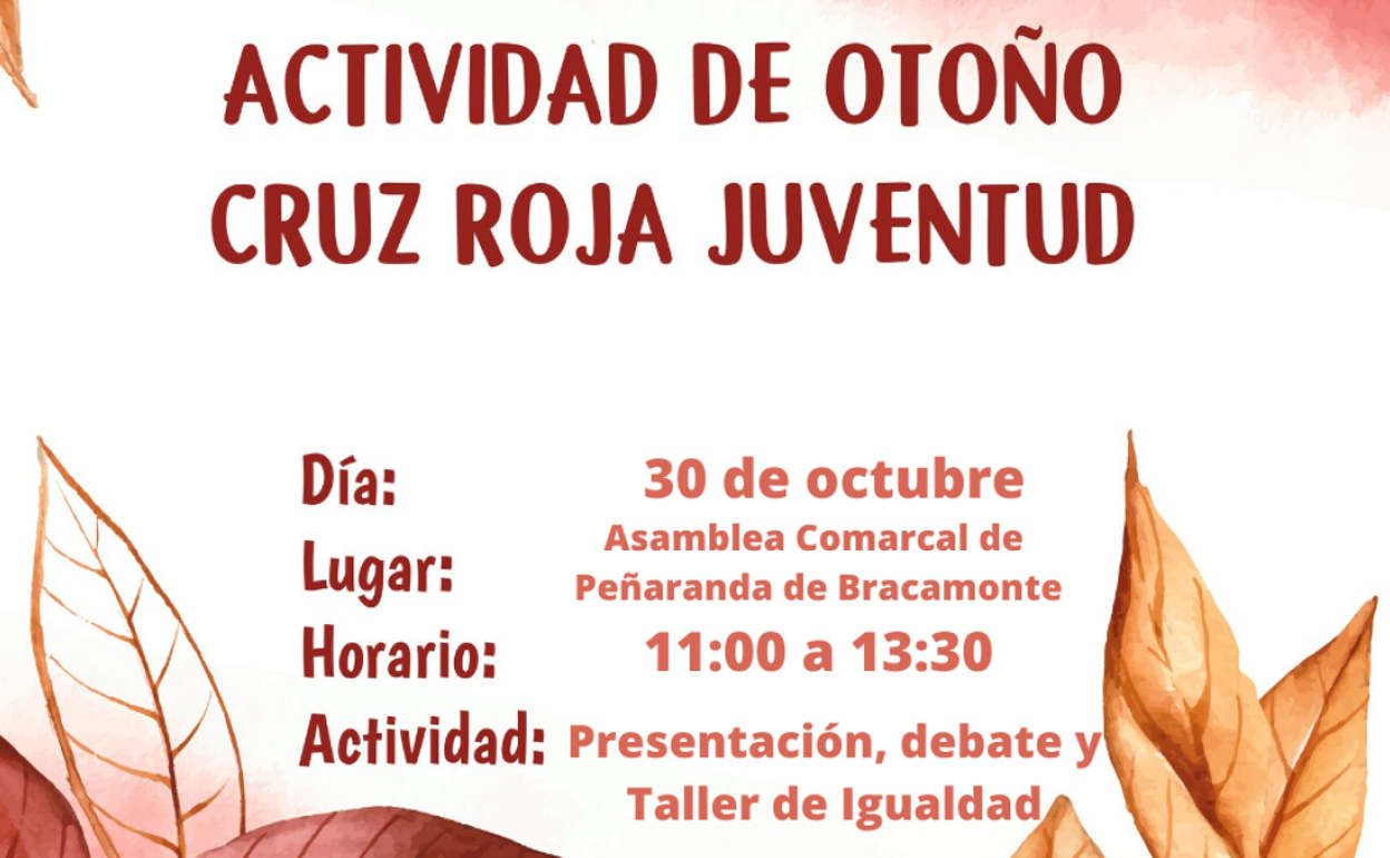 Cruz Roja Juventud realizará actividades sábado en Peñaranda de Bracamonte dirigidas a la juventud e infancia