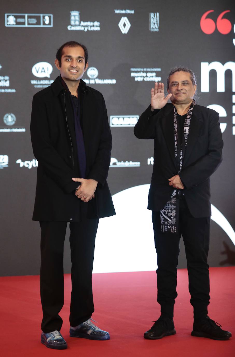 El director Pan Nalin junto al productor de 'Last film show'.