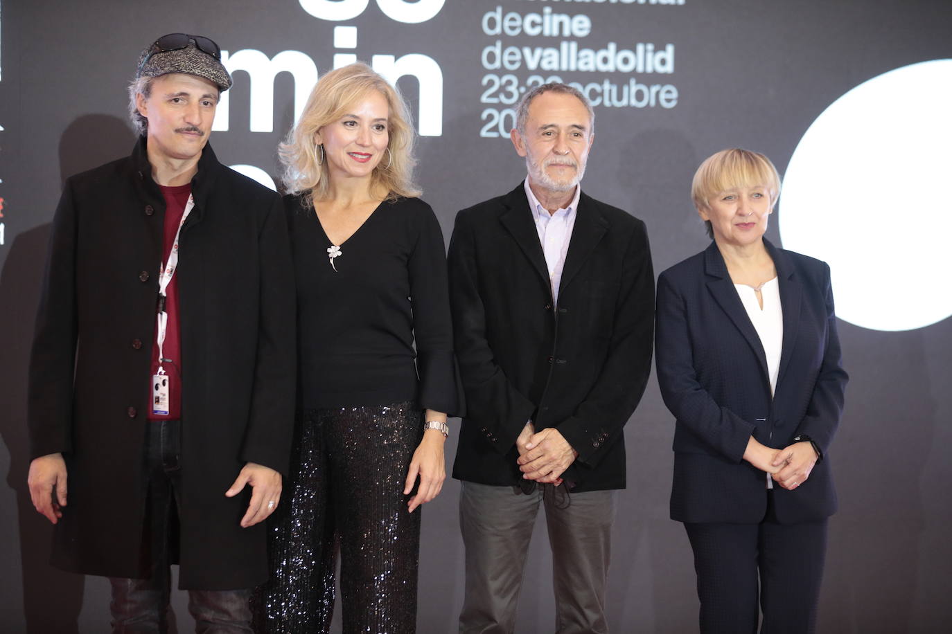 Última alfombra verde de la 66 edición de la Seminci.