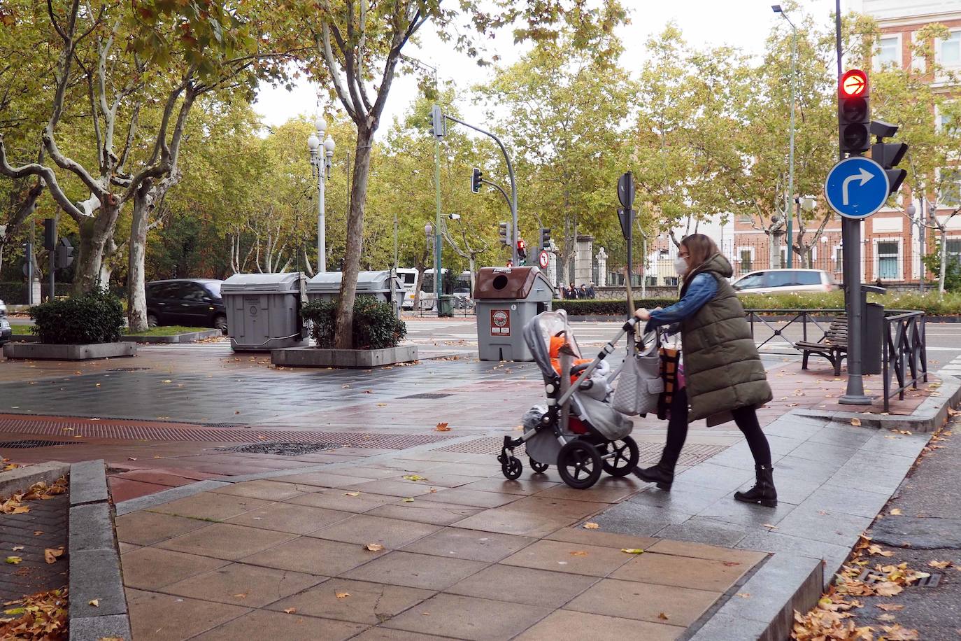 Detalles de una de las principales arterias de la ciudad 