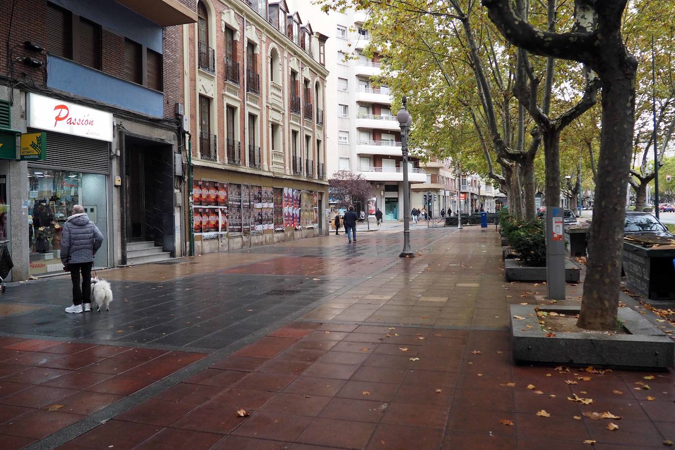 Detalles de una de las principales arterias de la ciudad 