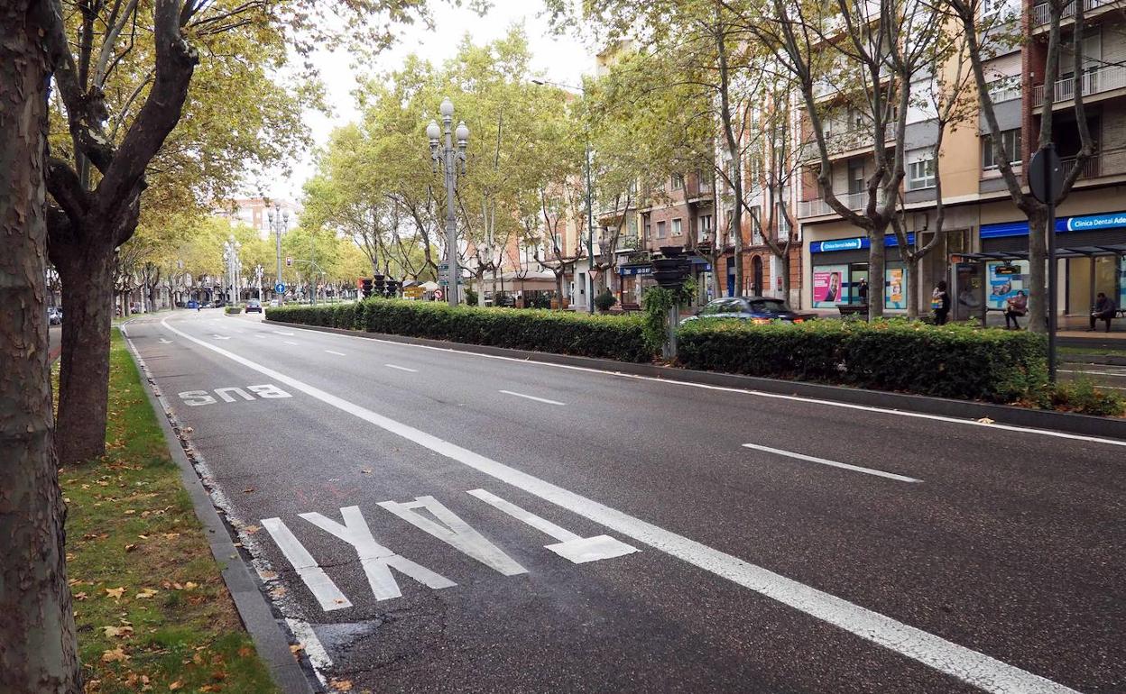 Detalles de una de las principales arterias de la ciudad