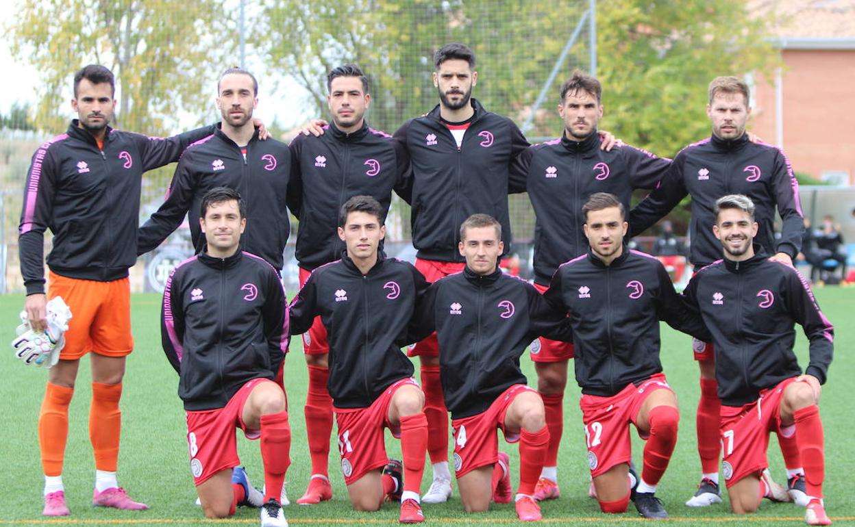 Once inicial de Unionistas de Salamanca ante el Dux Inter. 