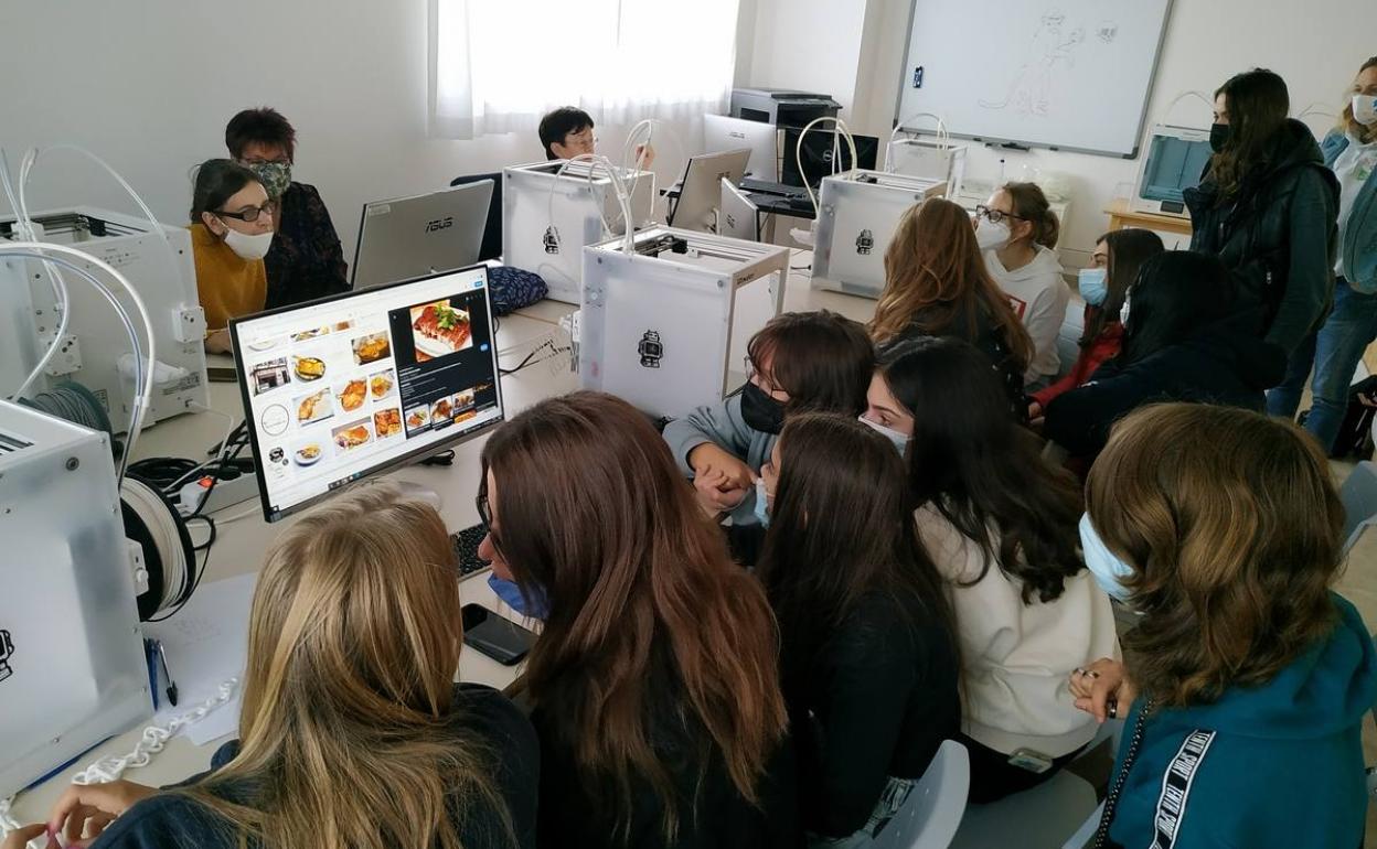 Una de las sesiones en Italia. 