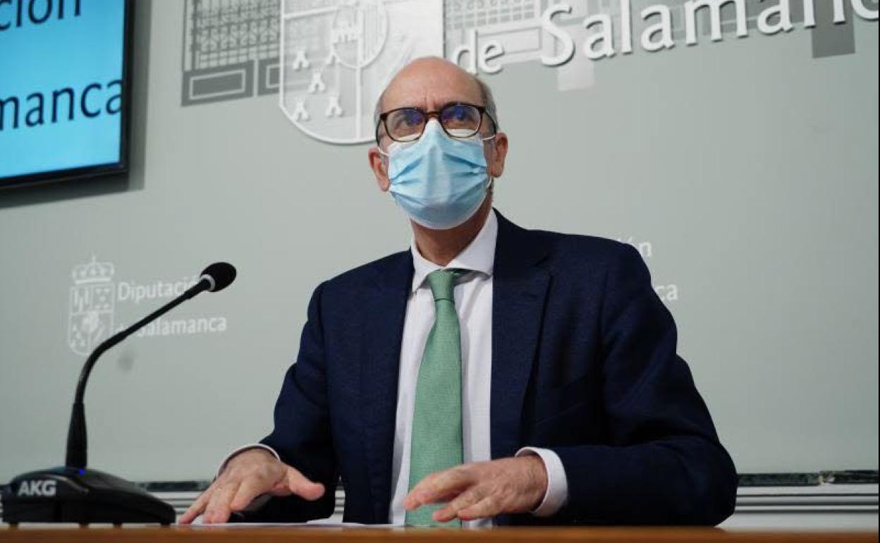 Javier Iglesias, presidente de la Diputación de Salamanca. 