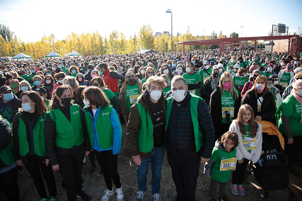 Miles de personas partieron desde el parque Elio Antonio de Nebrija en el regreso de la Marcha Salamanca Contra el Cáncer