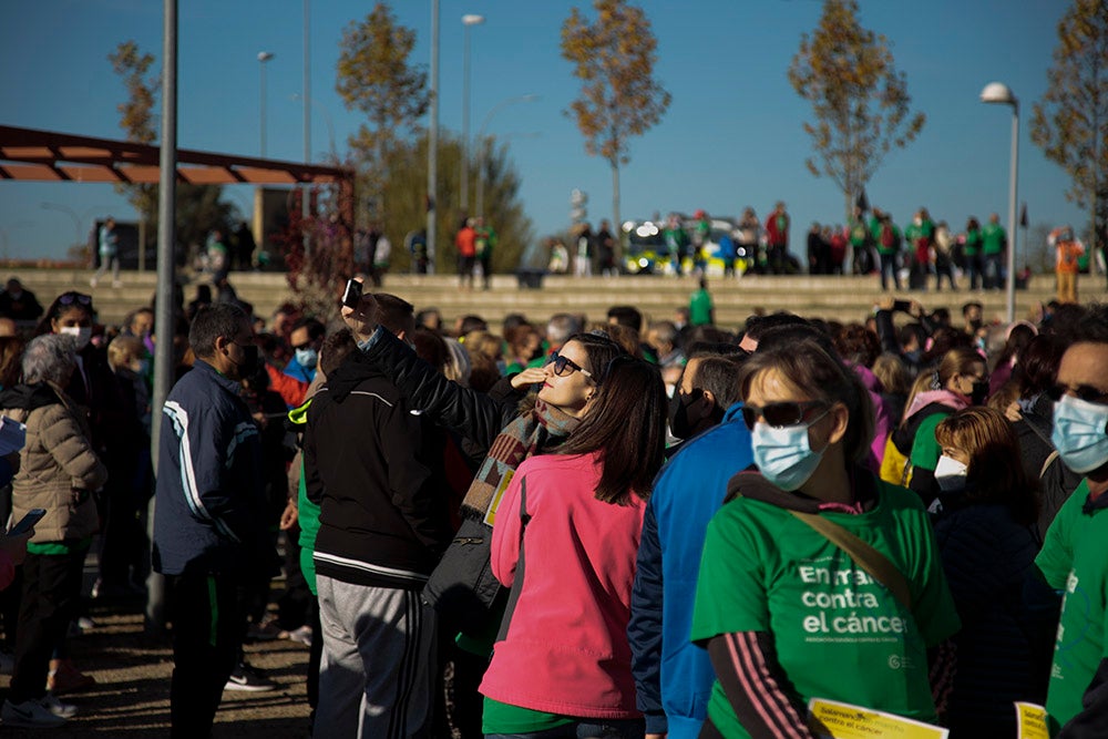 Miles de personas partieron desde el parque Elio Antonio de Nebrija en el regreso de la Marcha Salamanca Contra el Cáncer