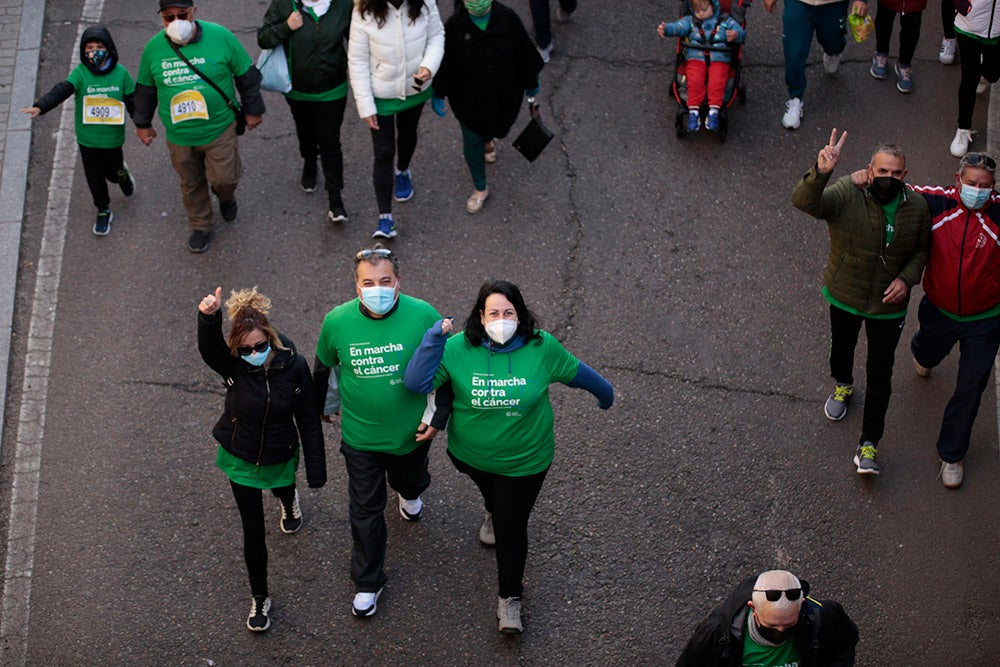 Miles de personas partieron desde el parque Elio Antonio de Nebrija en el regreso de la Marcha Salamanca Contra el Cáncer