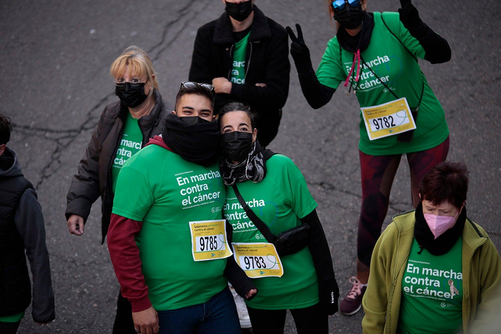 Miles de personas partieron desde el parque Elio Antonio de Nebrija en el regreso de la Marcha Salamanca Contra el Cáncer