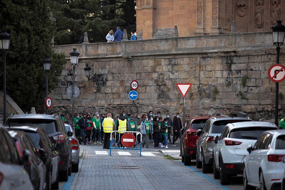 Miles de personas partieron desde el parque Elio Antonio de Nebrija en el regreso de la Marcha Salamanca Contra el Cáncer