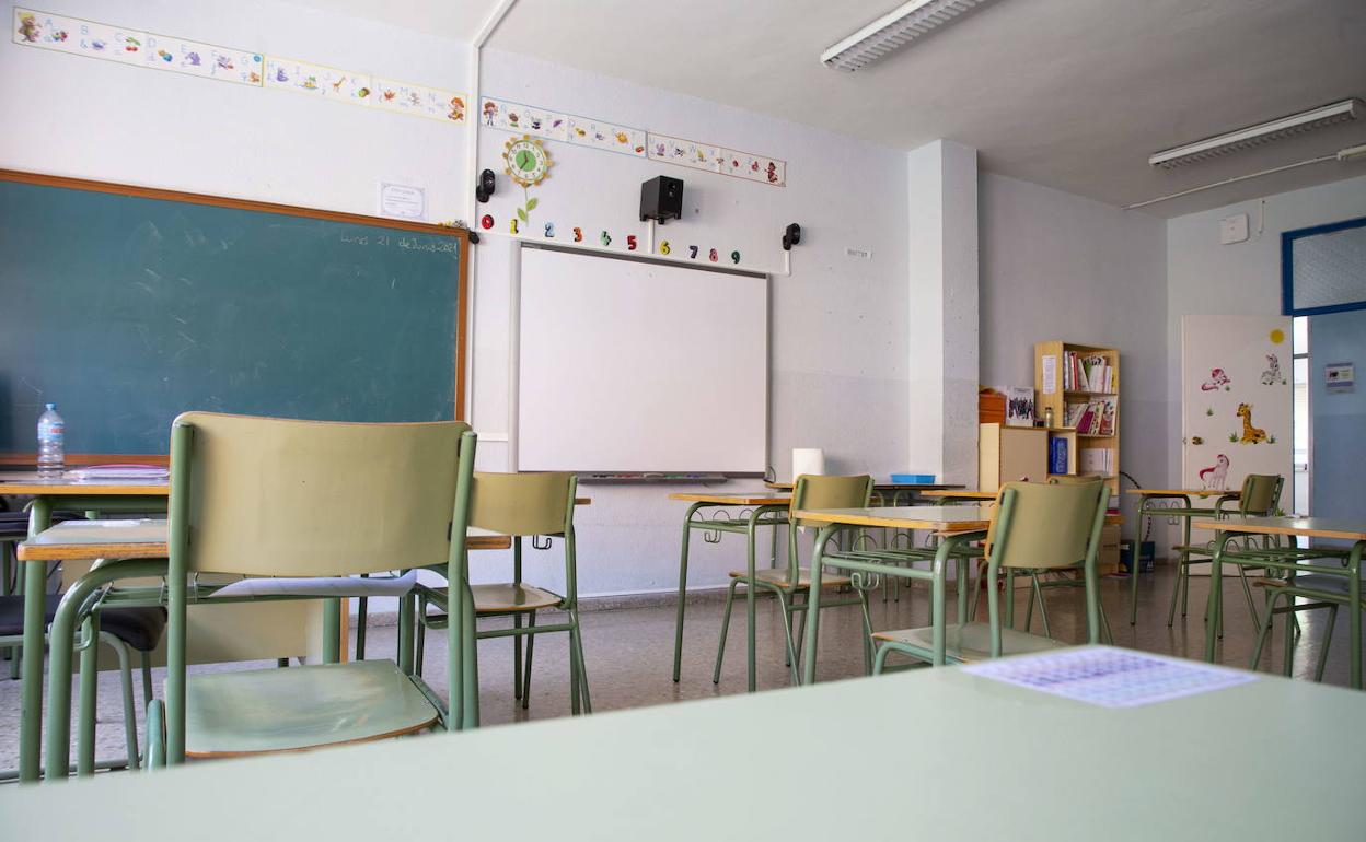 Aula del colegios Allúe Morer en Valladolid. 