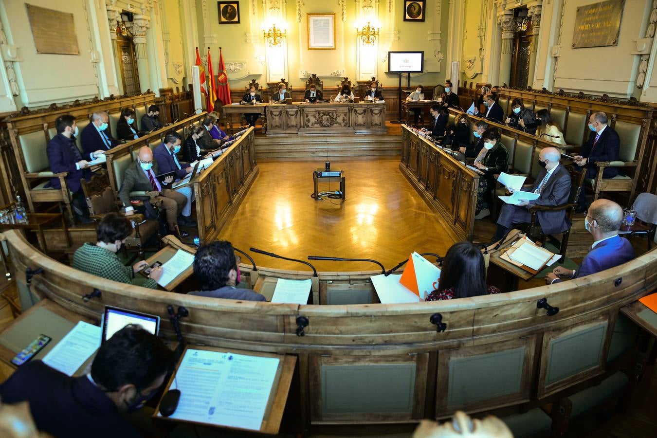 Fotos: Pleno en el Ayuntamiento de Valladolid