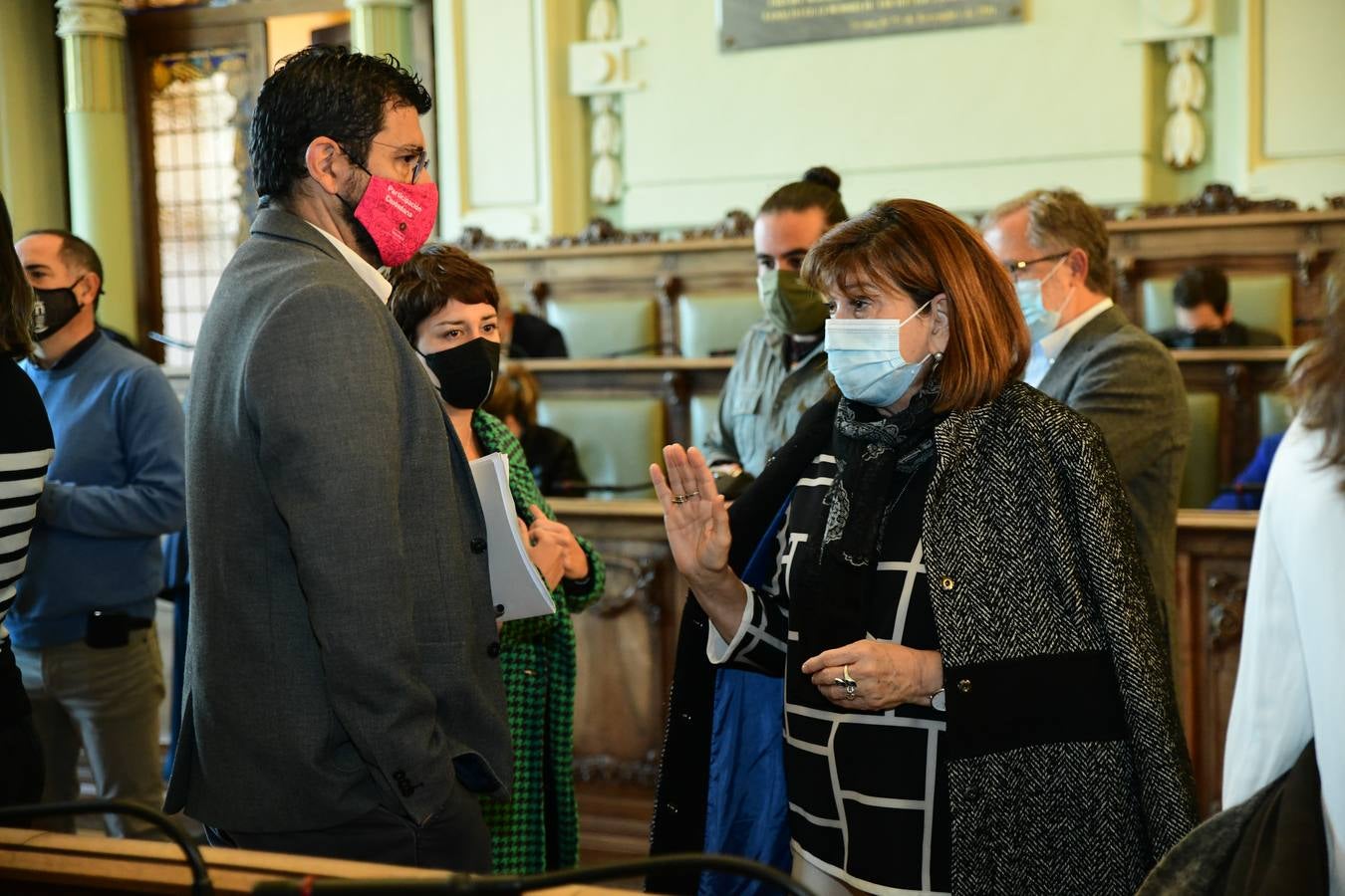 Fotos: Pleno en el Ayuntamiento de Valladolid