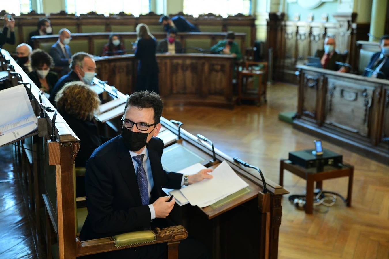 Fotos: Pleno en el Ayuntamiento de Valladolid