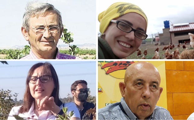 De izquierda a derecha y de arriba a abajo: Abdón Segovia, Laura Polo, Nuria Álvarez y Aurelio Pérez.