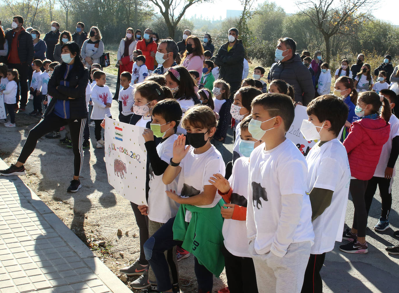 Inauguración del polideportivo de Trescasas. 