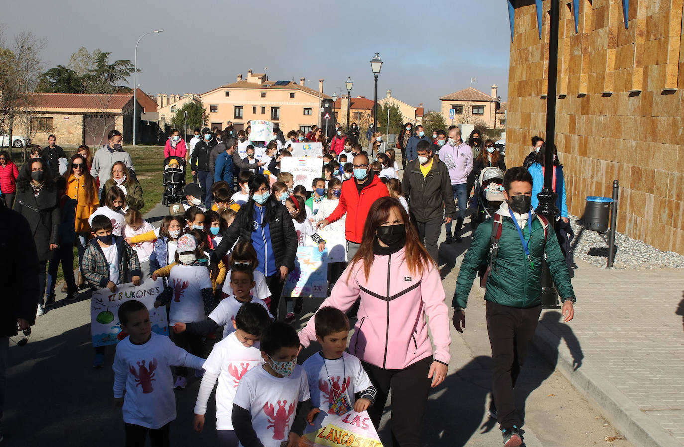 Inauguración del polideportivo de Trescasas. 