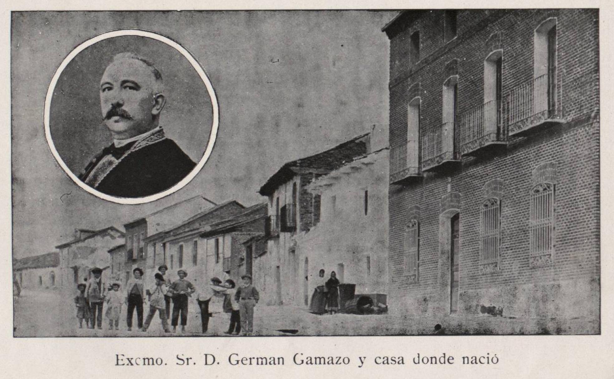 Retrato de Germán Gamazo en una instantánea de su casa natal en Boecillo. 