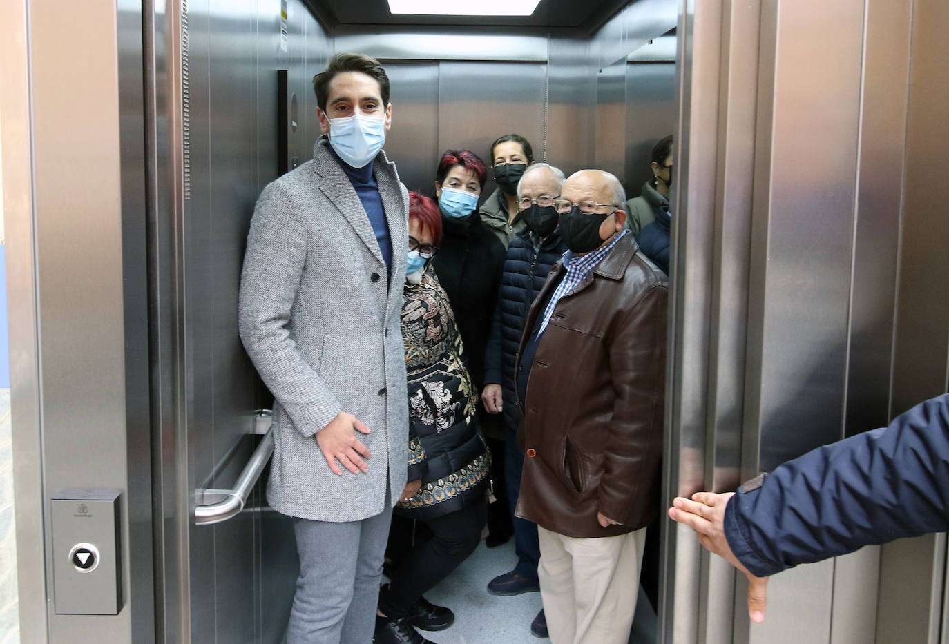 Inauguración de los ascensores de San José-El Palo Mirasierra 