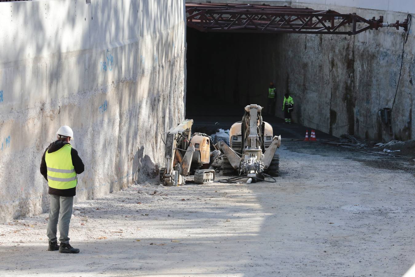 Fotos: Unidas las dos bocas del túnel de Andrómeda