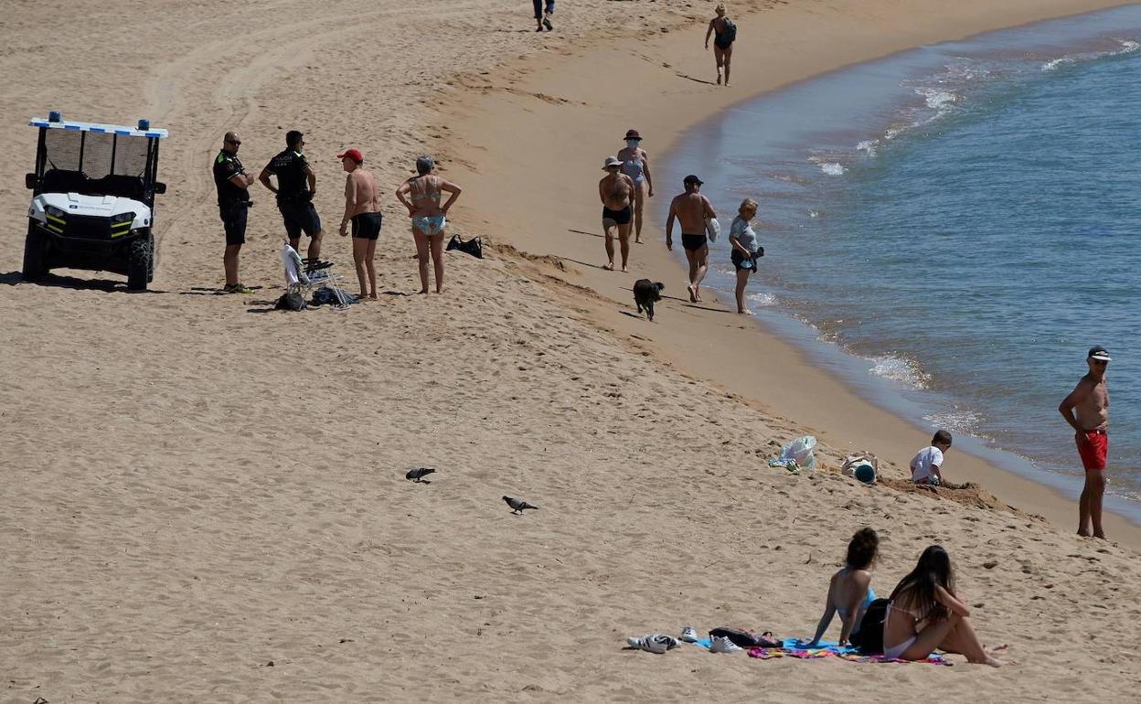 Playa de la Barceloneta.