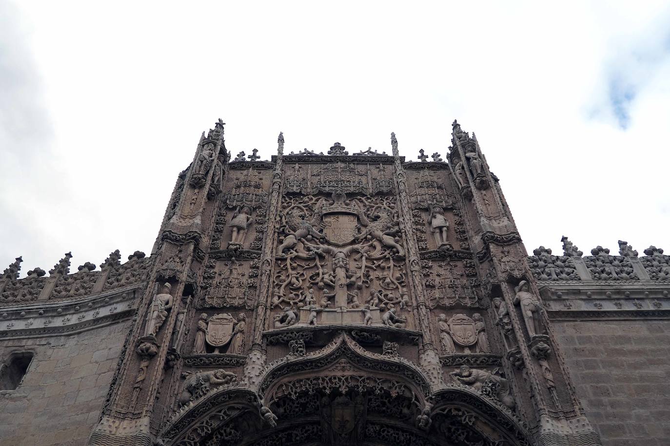 Detalles de la zona de San Pablo, junto al Palacio Pimentel, el colegio de San Gregorio y el Museo de Escultura