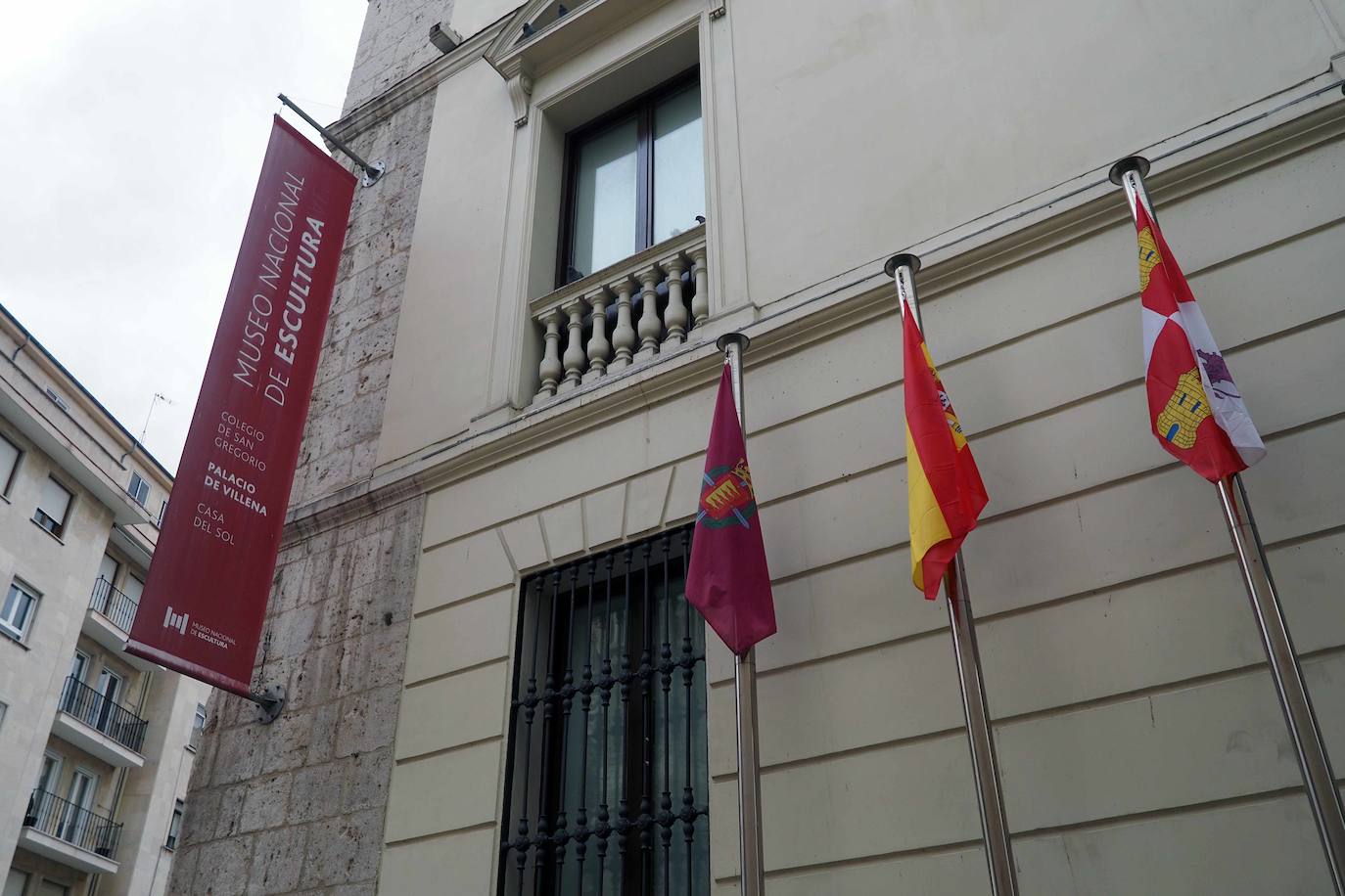 Detalles de la zona de San Pablo, junto al Palacio Pimentel, el colegio de San Gregorio y el Museo de Escultura